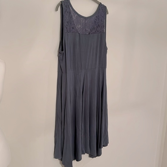 NWT Lane Bryant 18/20 Jersey Knit/Lace Dress - Picture 5 of 7